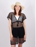 V-Neck Net Lace Fashion Top